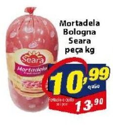 Vencedor Atacadista Mortadela Bologna Seara peca 1kg oferta