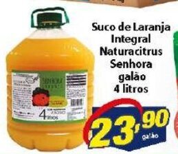 Vencedor Atacadista Suco de Laranja integral Naturacitrus senhora galao 4L oferta