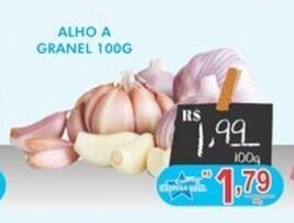 Supermercado Estrela Azul Alho a granel 100g oferta