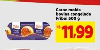 Carne moida bovina congelada Friboi 500g