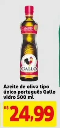 Mercado Extra Azeite de Oliva Tipo Unico portugues Gallo vidro 500ml oferta