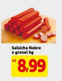 Salsicha Nobre a granel 1kg