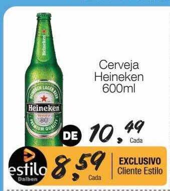 Supermercado Dalben Cerveja Heineken oferta