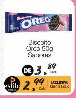Supermercado Dalben Biscoito Oreo Sabores oferta