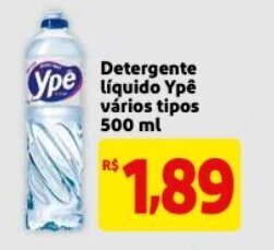 Detergente Liquido Ype varios tipos 500ml