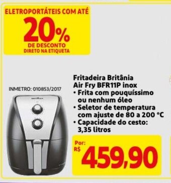Fritadeira Britania Air Fry
