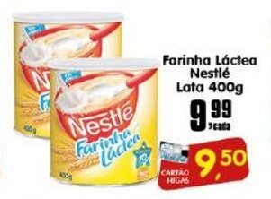 Higa's Supermercado Farinha Lactea Nestle 400g oferta