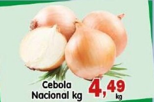 Higa's Supermercado Cebola Nacional 1kg oferta