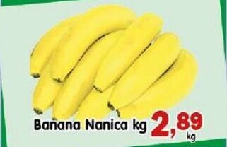 Higa's Supermercado Banana Nanica 1kg oferta