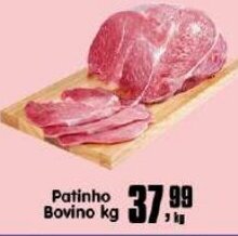 Higa's Supermercado Patinho Bovino 1kg oferta