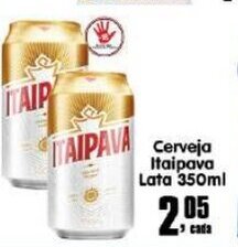 Higa's Supermercado Cerveja Itaipava lata 350ml oferta