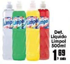Higa's Supermercado Det. Liquido Limpol 500ml oferta