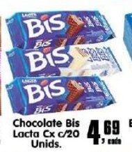Chocolate Bis Lacta cx c/20 Unids.