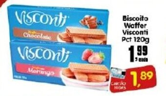 Higa's Supermercado Biscoito Waffer Visconti Pct 120g oferta