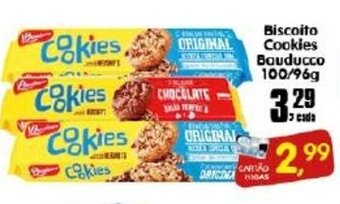 Higa's Supermercado Biscoito Cookies Bauducco pct 100g/96g oferta