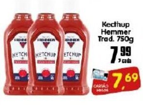 Higa's Supermercado Ketchup Hemmer Trad. 750g oferta