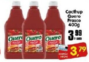 Higa's Supermercado Catchup Quero Frasco 400g oferta