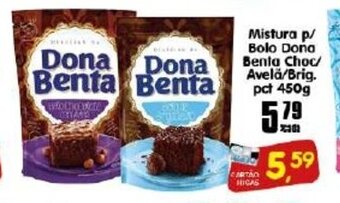 Higa's Supermercado Mistura p/ Bolo Dona Benta Choc/ Avela/ Brig. pct 450g oferta