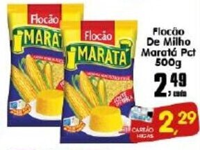 Higa's Supermercado Flocao de Milho Marata pct 500g oferta