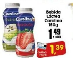 Bebida lactea Carolina 150g