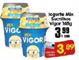Higa's Supermercado Iogurte Mix Sucrilhos Vigor 165g oferta