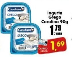 Higa's Supermercado Iogurte Grego Carolina 90g oferta