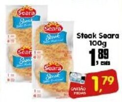 Higa's Supermercado Steak Seara 100g oferta