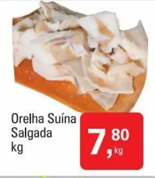 Orelha Suina Salgada 1kg