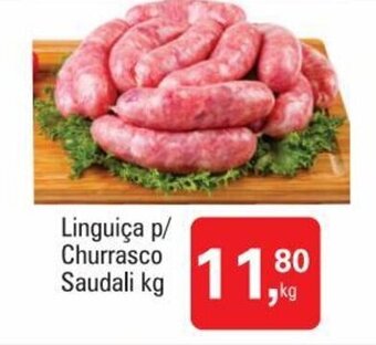 Mineirão Atacarejo Linguica p/ Churrasco Saudali 1kg oferta