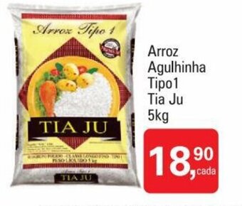 Mineirão Atacarejo Arroz Agulhinha Tipo 1 Tia Ju 5kg oferta