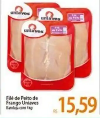 File de Peito de Frango Uniaves Bdj. cong. 1kg