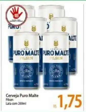 Atacadão Cerveja Puro Malte Pilsen lata 269ml oferta