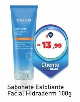 Sabonete esfoliante facial hidraderm 100g