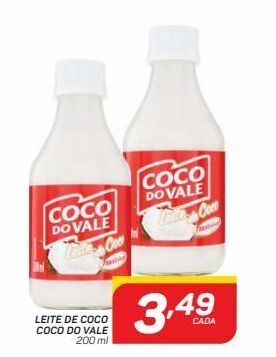 GBarbosa Leite de coco coco do valle 200ml oferta