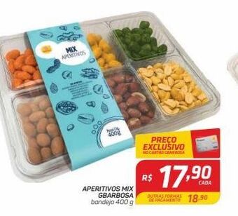 Aperitivos mix gbarbosa 400g