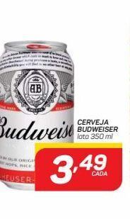 GBarbosa Cerveja budweiser 350ml oferta