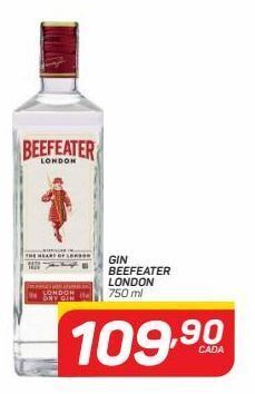 GBarbosa Gin beefeater 750ml oferta