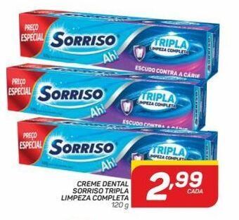 GBarbosa Creme dental sorriso 120g oferta