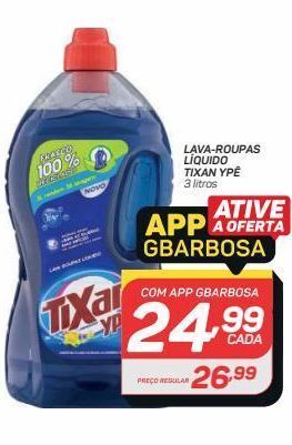 GBarbosa Lava roupas tixan ypê 3l oferta