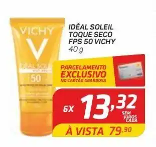 GBarbosa Idéal soleil toque seco fps 50 vichy 40 g oferta
