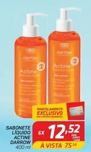 Sabonete líquido actine darrow 400 ml