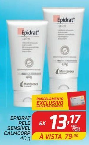 Epidrat pele sensível calmcorp 40 g