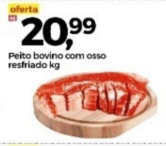 Frangolândia Peito Bovino com osso resfriado 1kg oferta