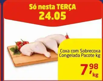 Tenda Atacado Coxa e sobrecoxa de frango cogelada kg oferta
