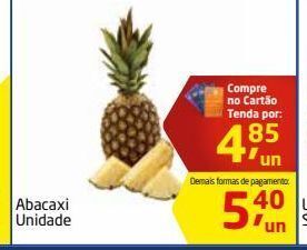 Tenda Atacado Abacaxi unidade oferta