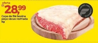 Frangolândia Capa de file bovina peca vacuo resfriada 1kg oferta