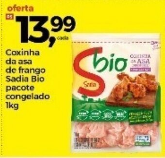 Frangolândia Coxinha da asa de Frango Sadia Bio pacote congelado 1kg oferta