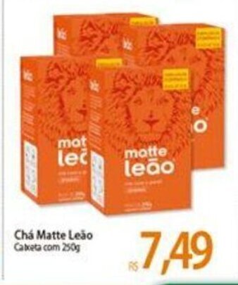 Atacadão Cha Matte Leao 250g oferta