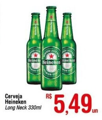 Fort Atacadista Cerveja Heineken Long Neck 330ml oferta