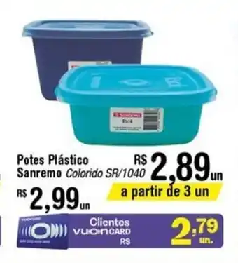 Potes Plasticos Sanremo